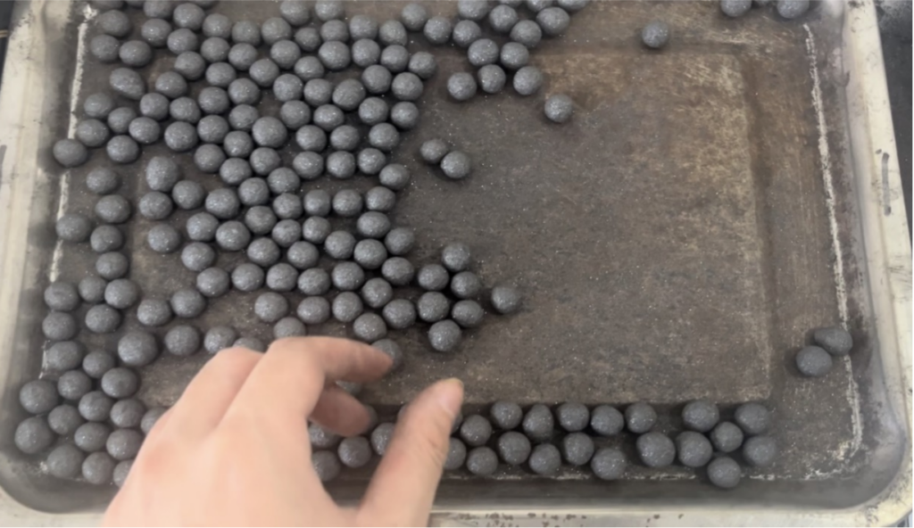 iron ore pellets using Jianjie binder
