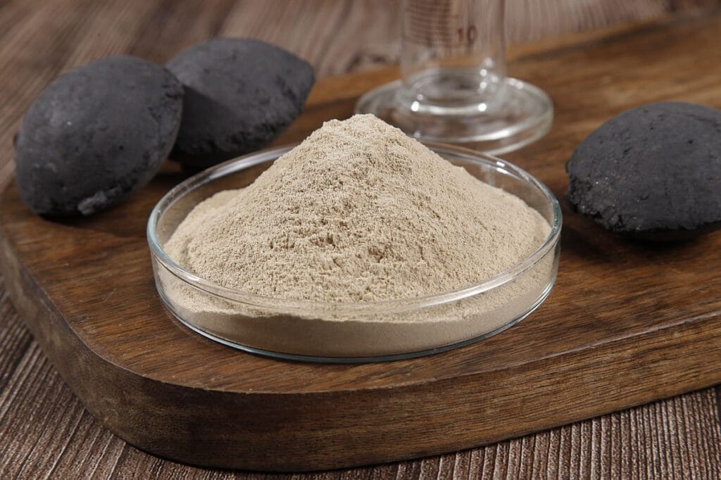 binders for metallurgical mineral powder, binder for metal powder briquette