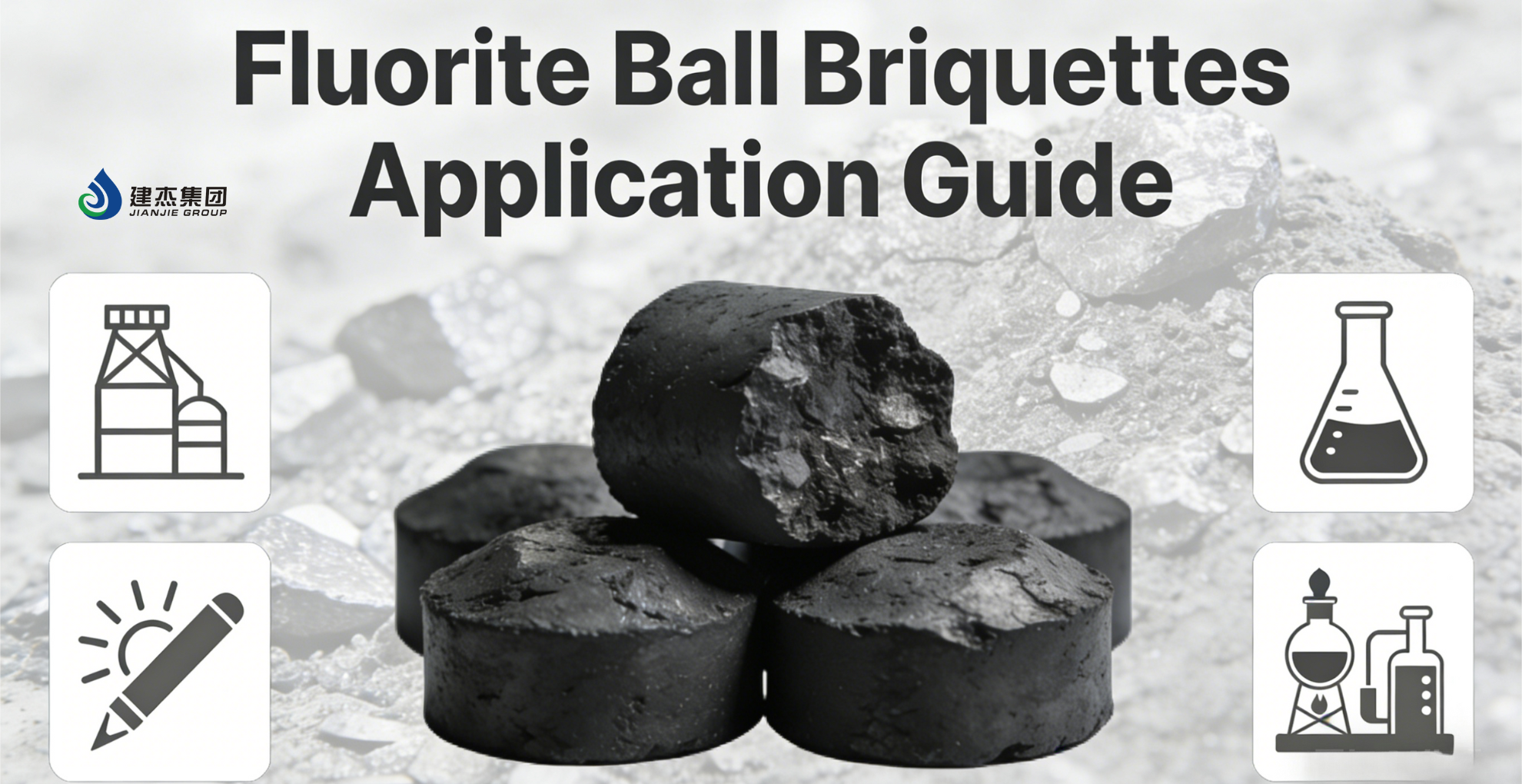 Fluorite Ball Briquettes Application Guide Industrial-grade briquettes (used in mining,